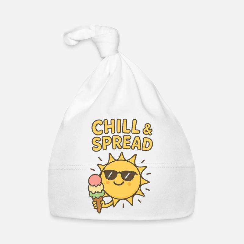Chill & Spread Sonne Eis Spaß Organic Baby Cap