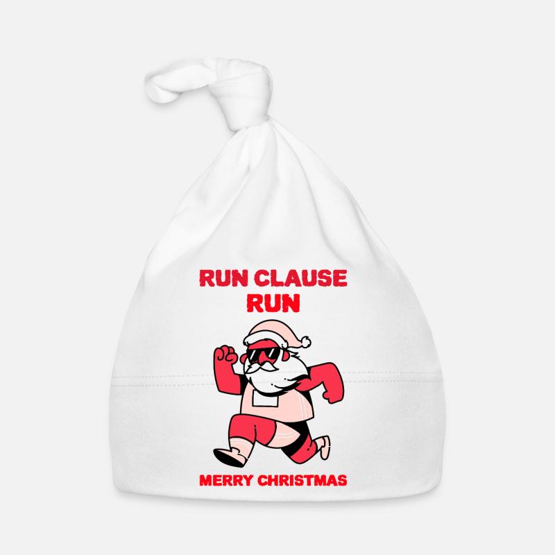 Courir, Clause, Courir – Design de Noël Bonnet bio Bébé