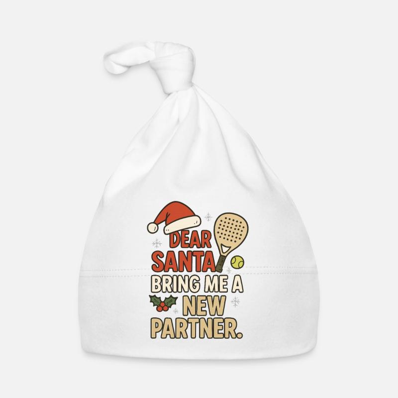Dear Santa Claus New partner Organic Baby Cap