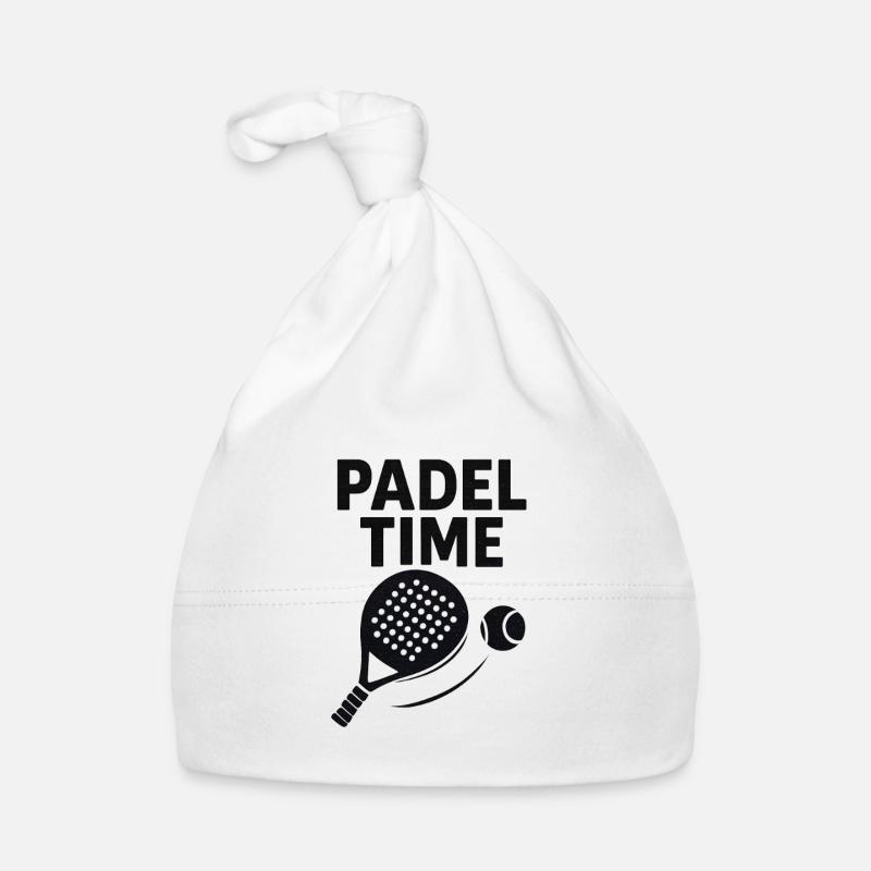 Padel Time – Paddle & Ball Graphics Organic Baby Cap
