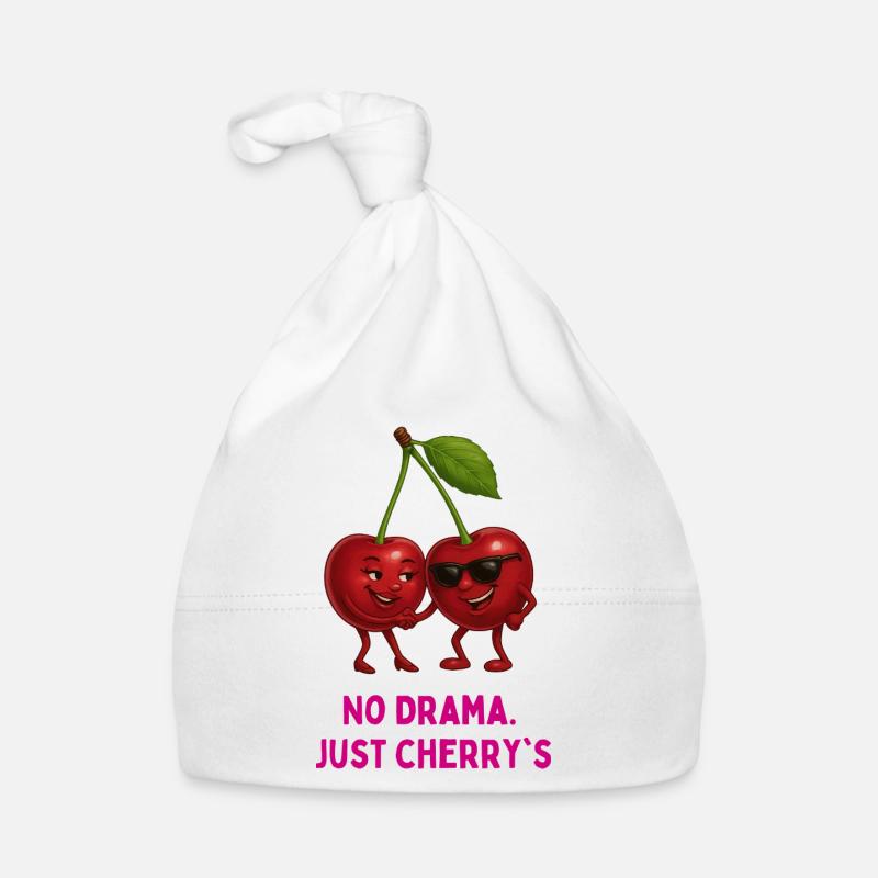 Charme des cerises sans drame Bonnet bio Bébé