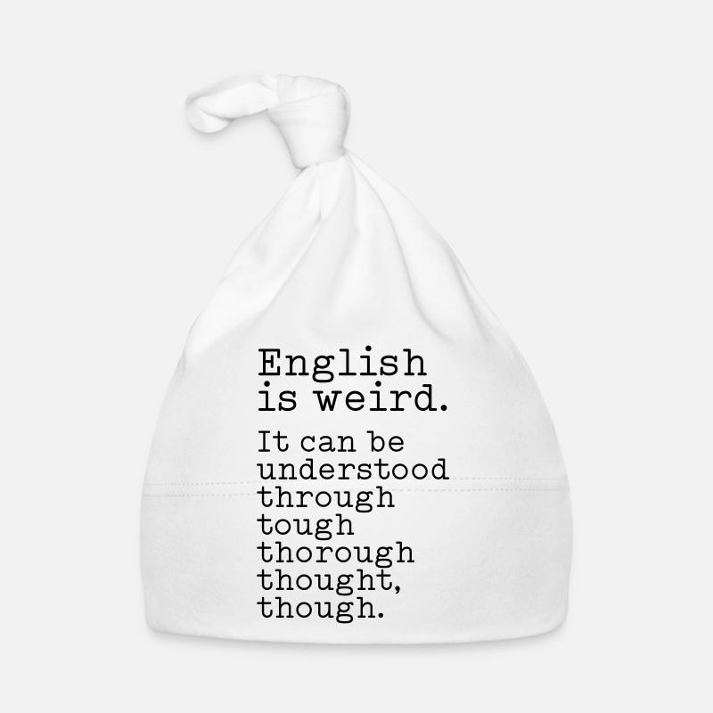 L’anglais, c’est bizarre Bonnet bio Bébé