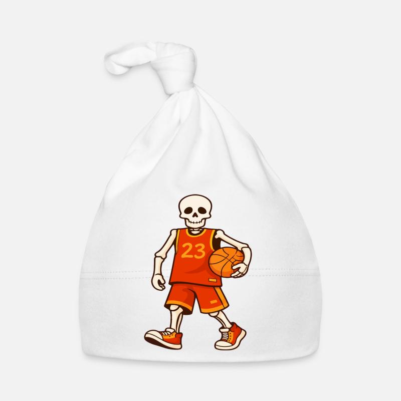 Maillot Skeleton Hoops 23 Bonnet bio Bébé