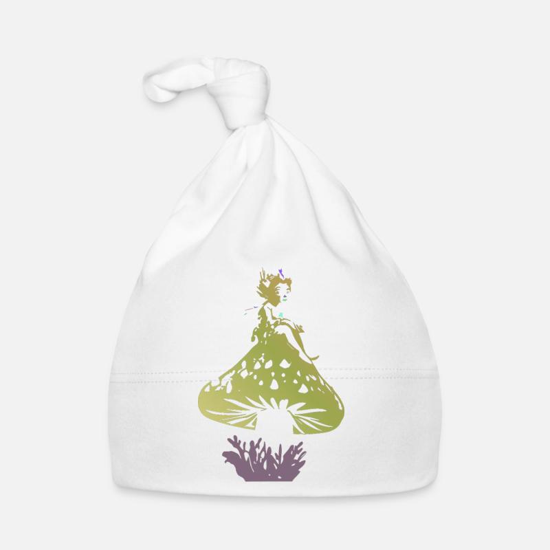 Fantasy mushroom Organic Baby Cap