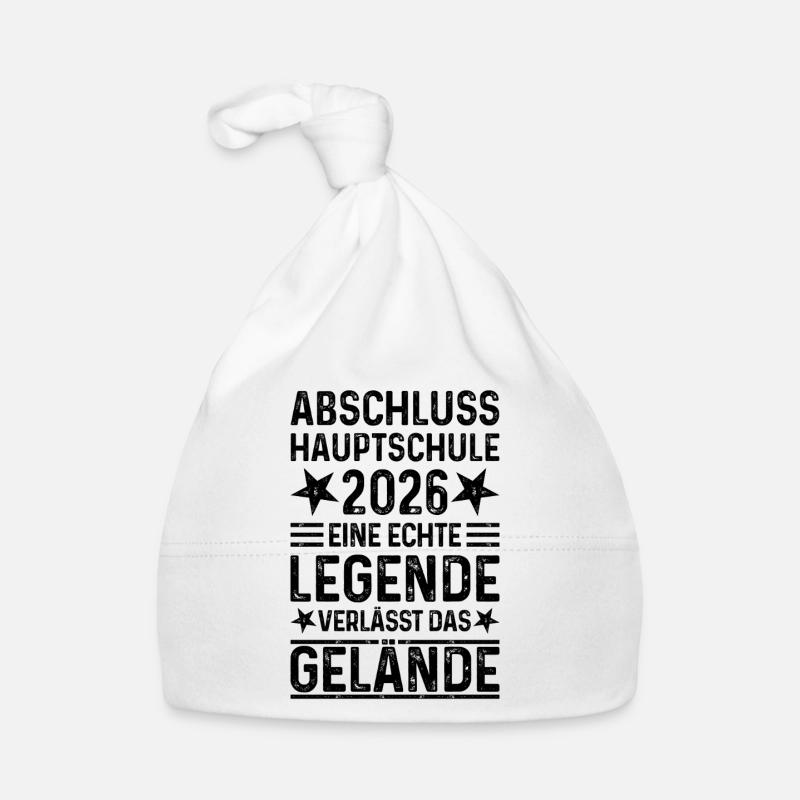 Diplôme du secondaire 2026 Bonnet bio Bébé