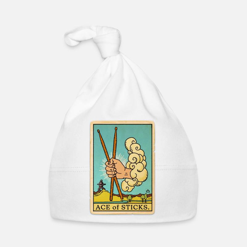 Air Drummers Tarot Organic Baby Cap
