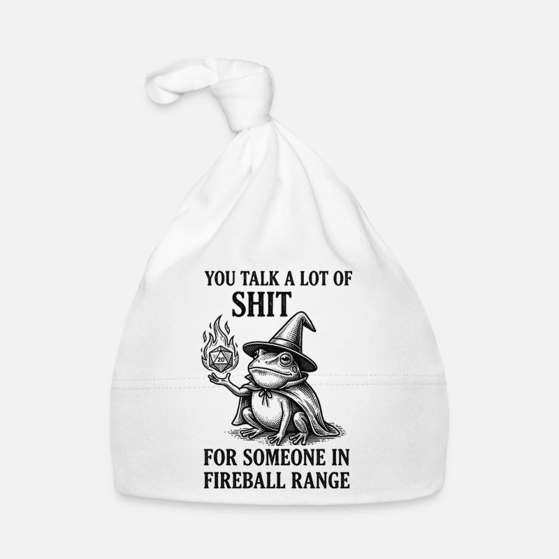 Fireball Range – RPG Magicien Grenouille Drôle Bonnet bio Bébé
