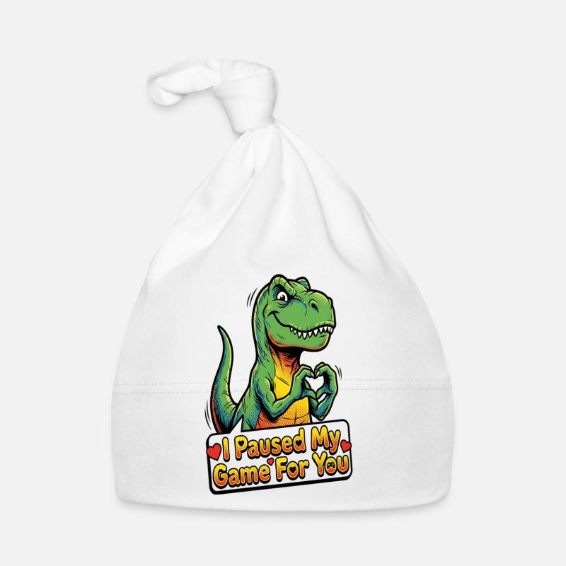 J’ai mis en pause mon jeu pour vous - Édition Dino Bonnet bio Bébé