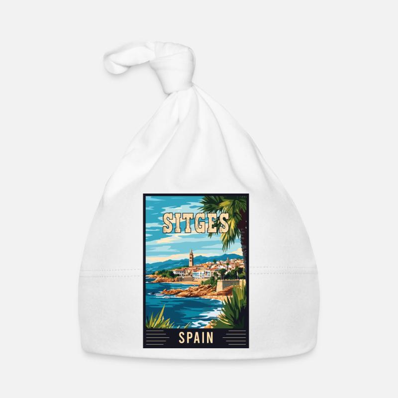 Entdecken Sie den lebendigen Charme von Sitges in Spanien Baby Bio-Mütze