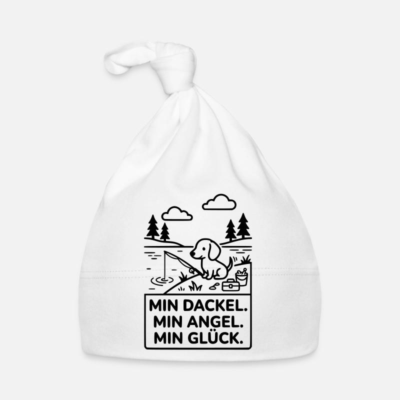 Dackel Angel Glück Baby Bio-Mütze