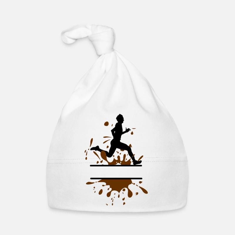Mud Run Man – Coureur personnalisable Bonnet bio Bébé