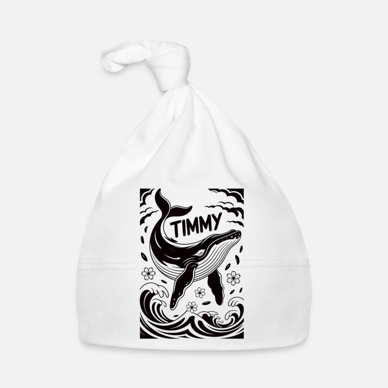 Timmy der Wal  Baby Bio-Mütze