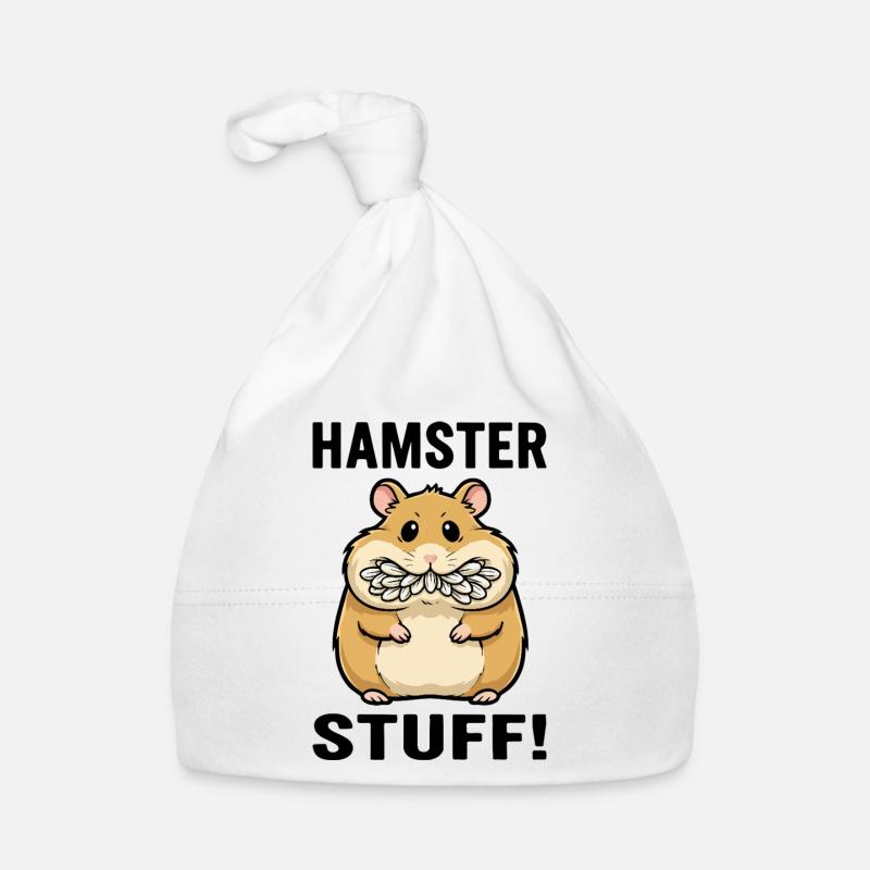 Hamster Stuff Seed Cheeks Rodent Organic Baby Cap