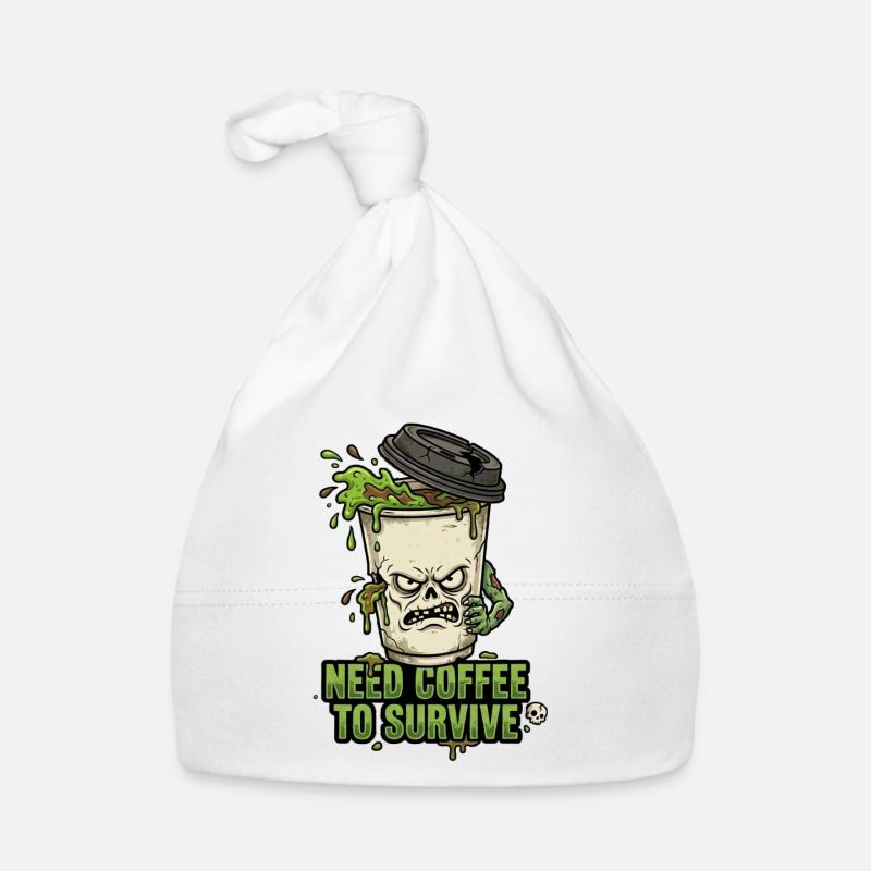 Café Zombie Need Coffee Bonnet bio Bébé