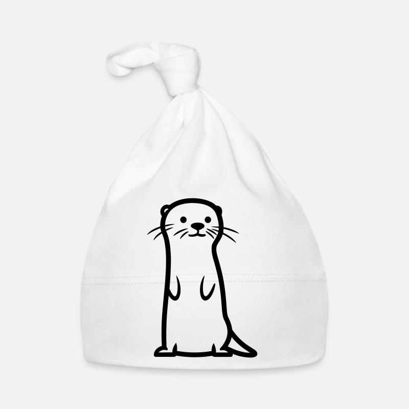 otter Organic Baby Cap