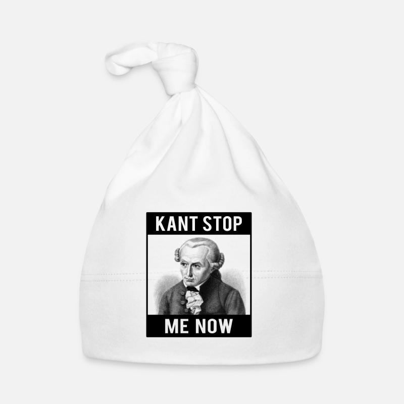 Kant Stop Me Now | Meme | Funny | Philosophy Organic Baby Cap