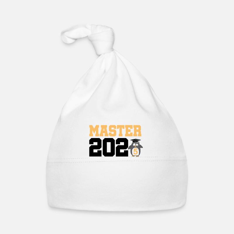 Master 2025 Diplôme de Master Graduation Bonnet bio Bébé