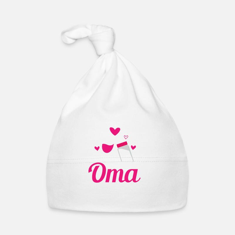 Ich werde Oma Geschenkidee Schwangerschaft Baby Bio-Mütze
