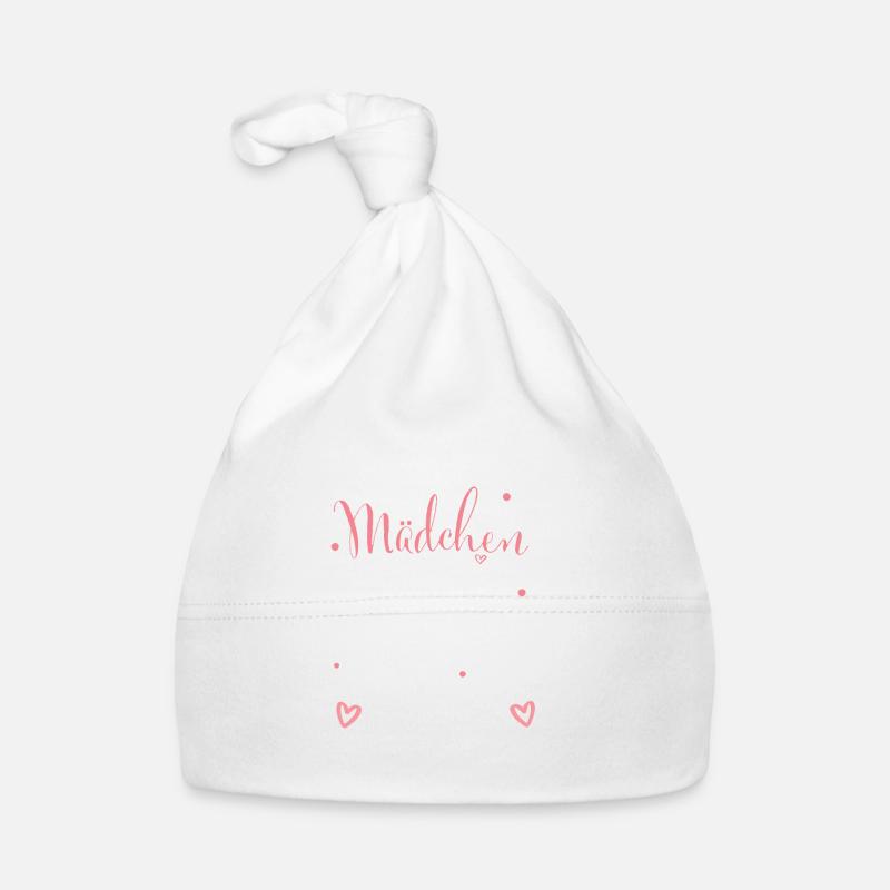 Echte Mädchen Reiten Pferde Mädchen - Baby Bio-Mütze - Weiß