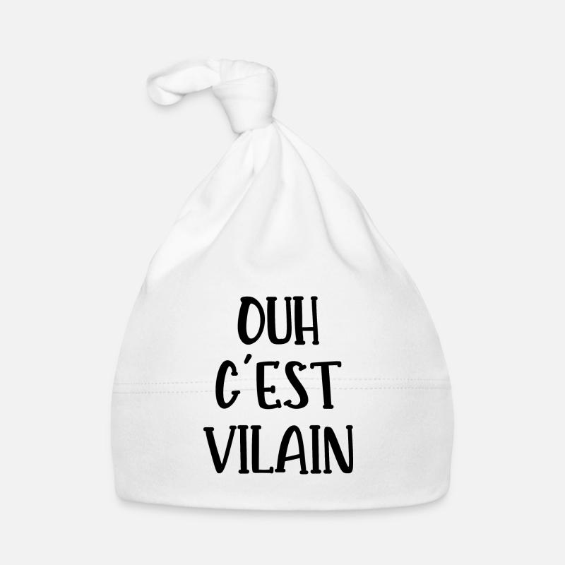 ouh c'est vilain Bonnet bio Bébé