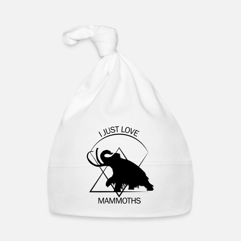 Lustiges Mammut Steinzeit Eiszeit Design Urzeit Baby Bio-Mütze
