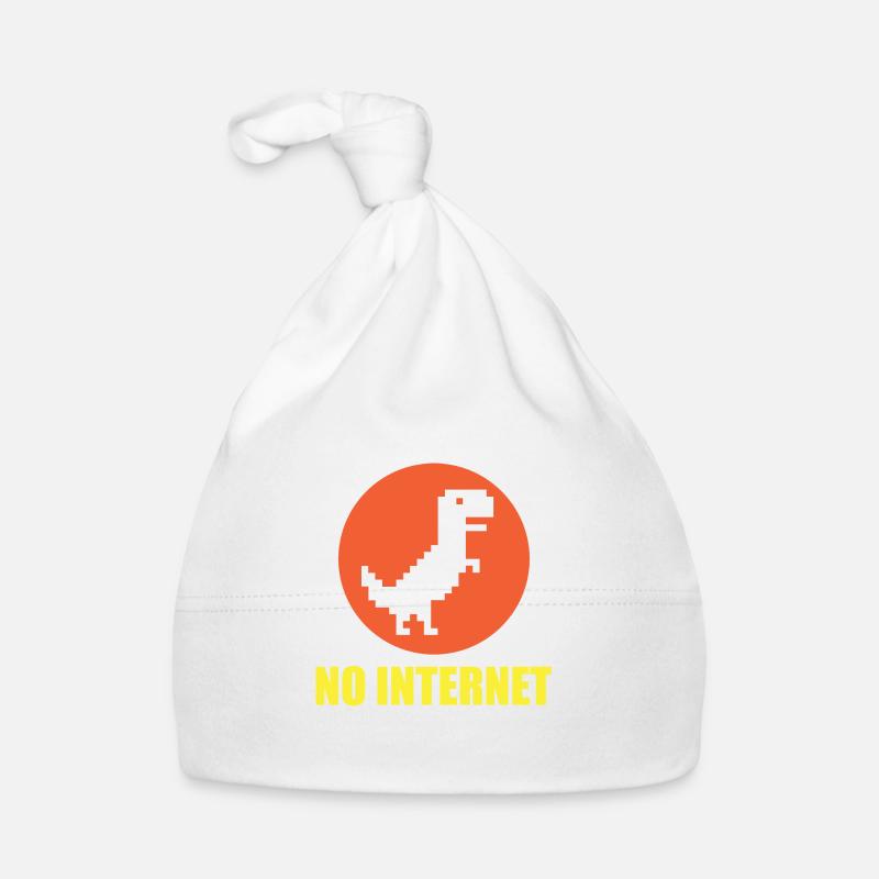No internet dinosaurs Organic Baby Cap