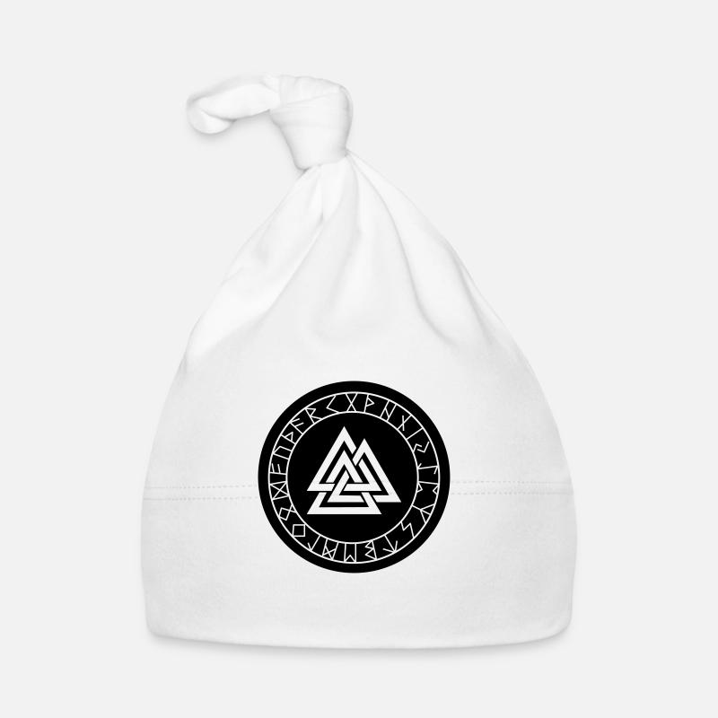 viking compass wotan 01 Organic Baby Cap