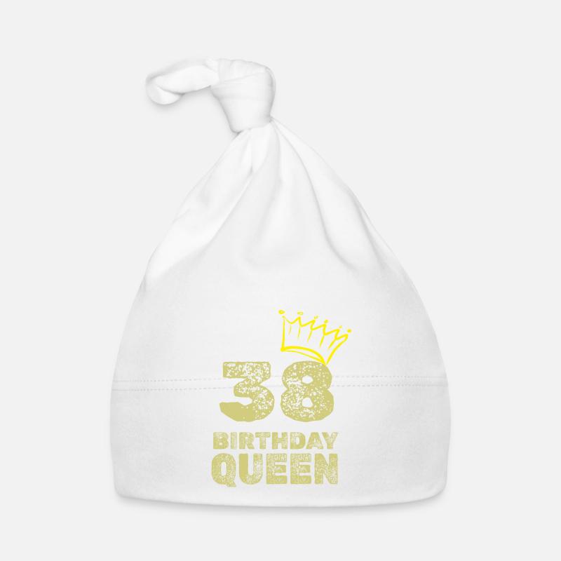 Birthday 38 Organic Baby Cap