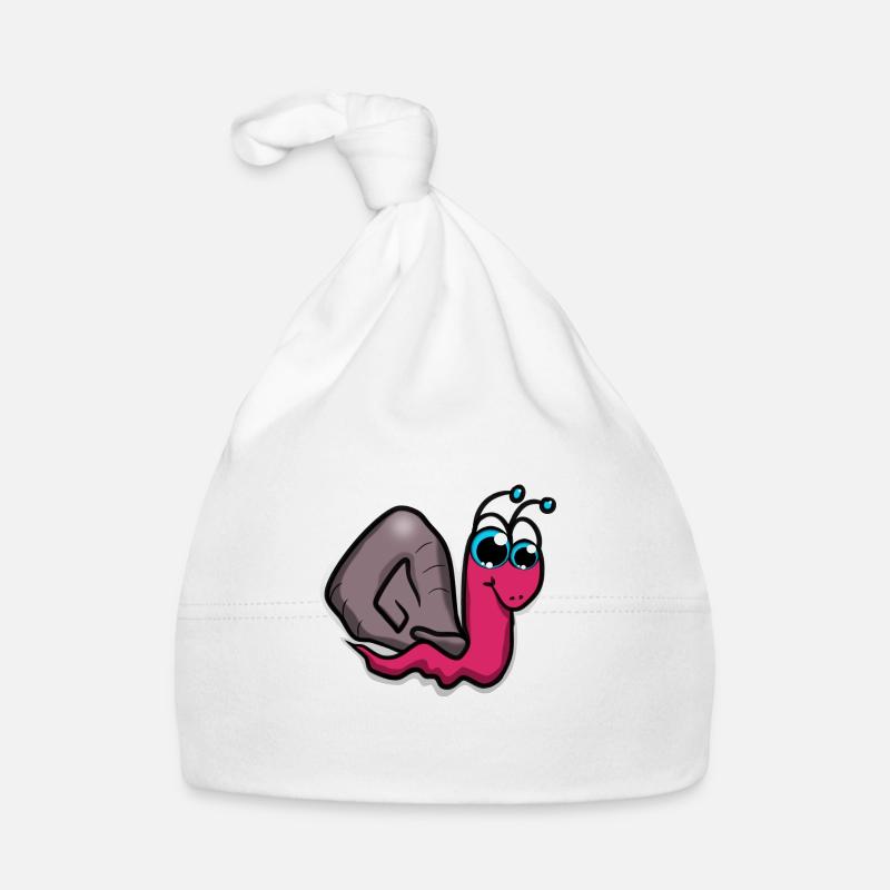 Schnecke Comic Baby Bio-Mütze