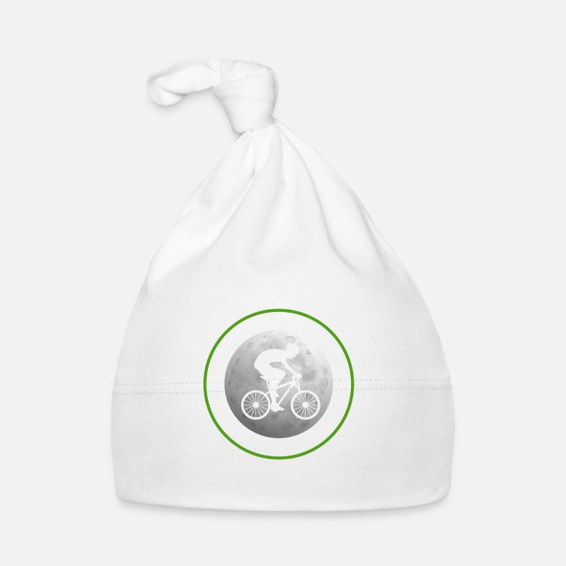 Herrliches veganes Biker -Zitat Baby Bio-Mütze