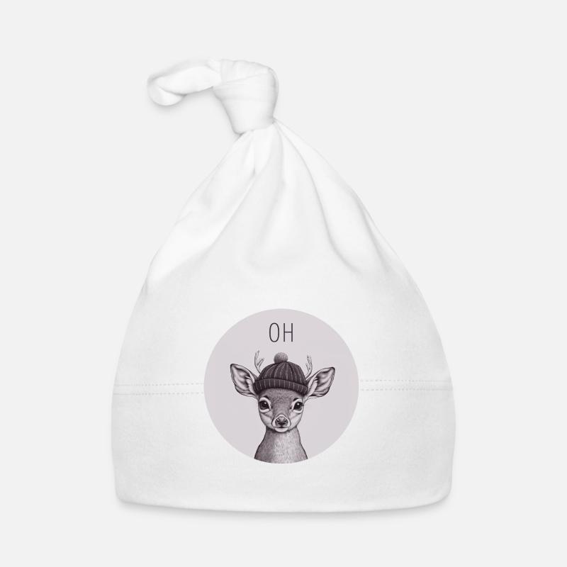 Oh Deer Baby Bio-Mütze