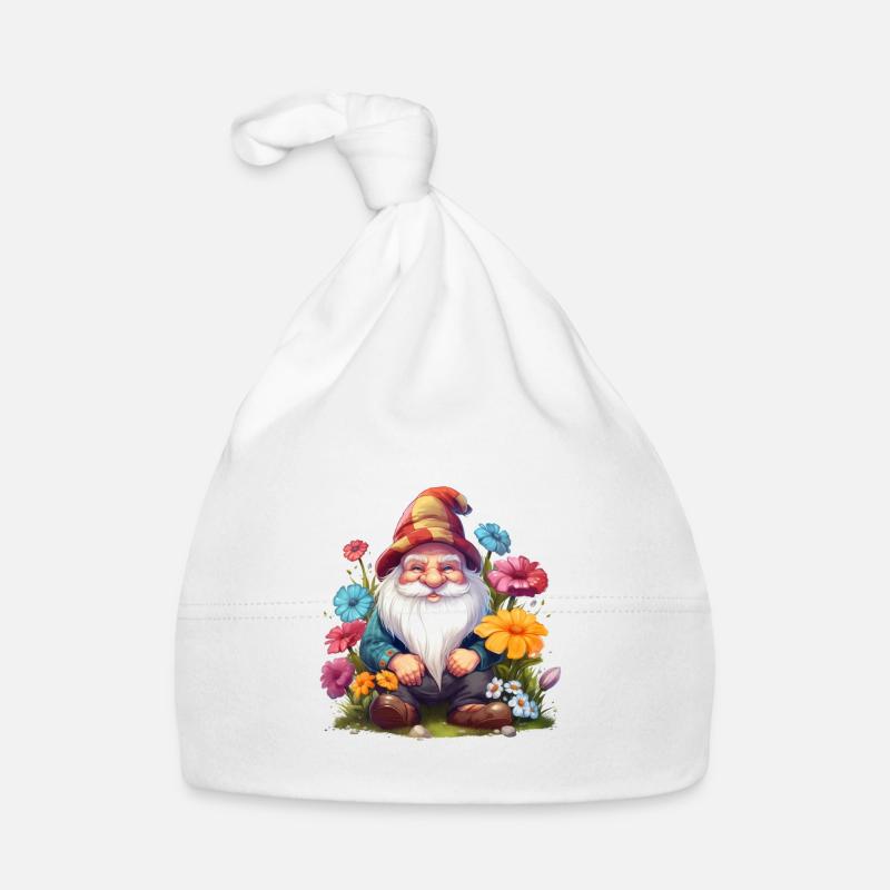 Gartenzwerg Baby Bio-Mütze