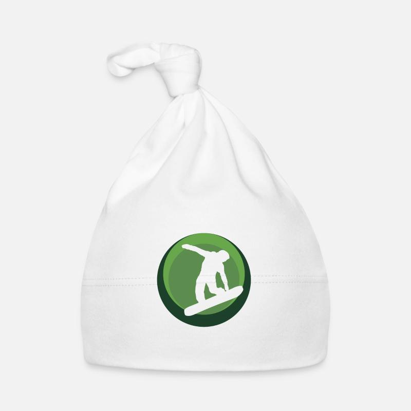 Snowboard Snowboarder Snowboarding Bonnet bio Bébé