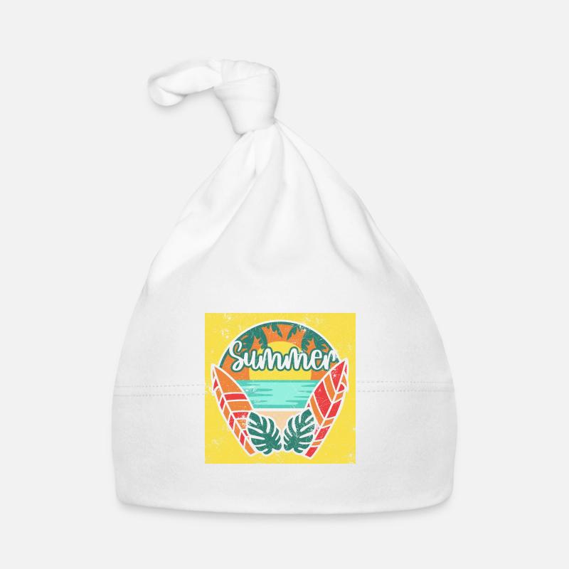SURFER SURF LAC PLAGE VACANCES SURF SURF MOTIF Bonnet bio Bébé