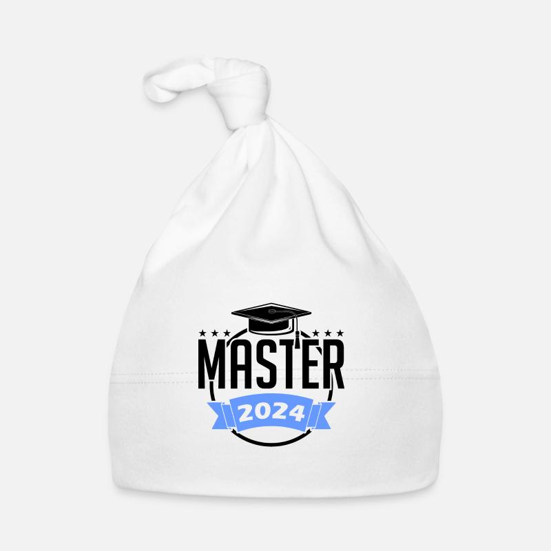 Master 2024 Masterabschluss Sponsion Absolvent Baby Bio-Mütze