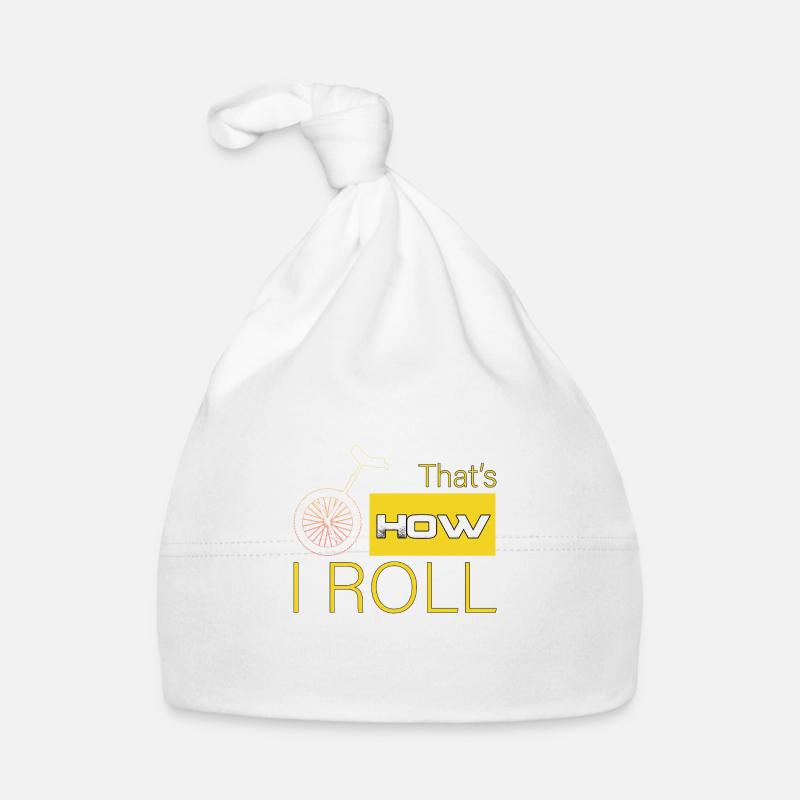 Monocyle Independence - Organic Baby Cap - white