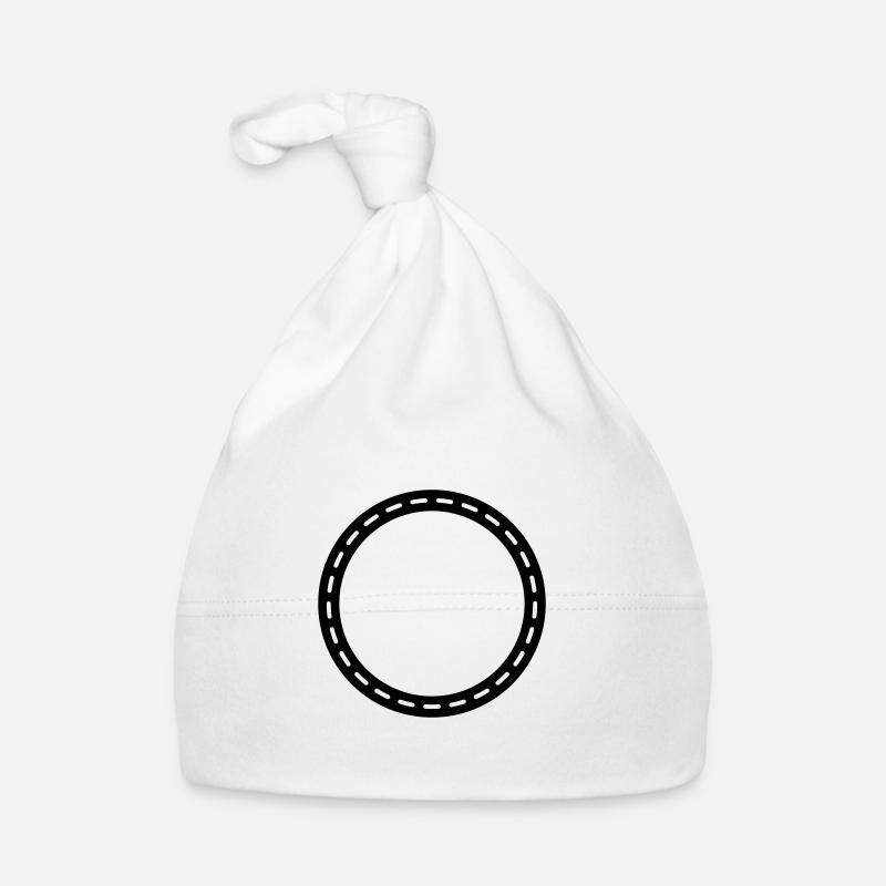 Contour du cercle vide Bonnet bio Bébé