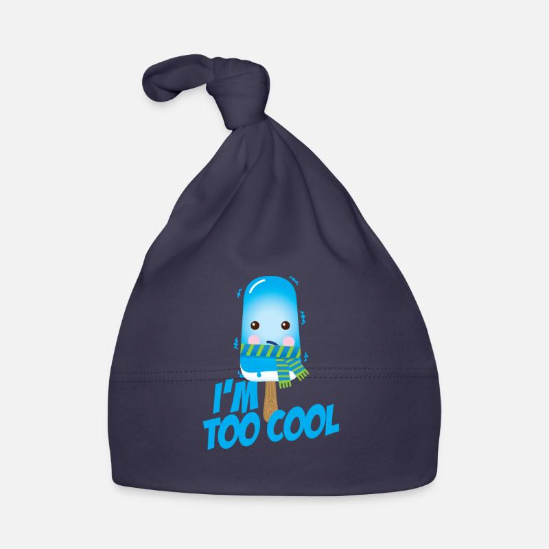Drôle de cool sort mignon crème glacée en été Bonnet bio Bébé