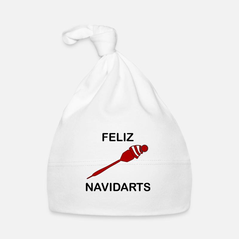 Feliz Navidart’s Darts Pun Idée de Noël Bonnet bio Bébé