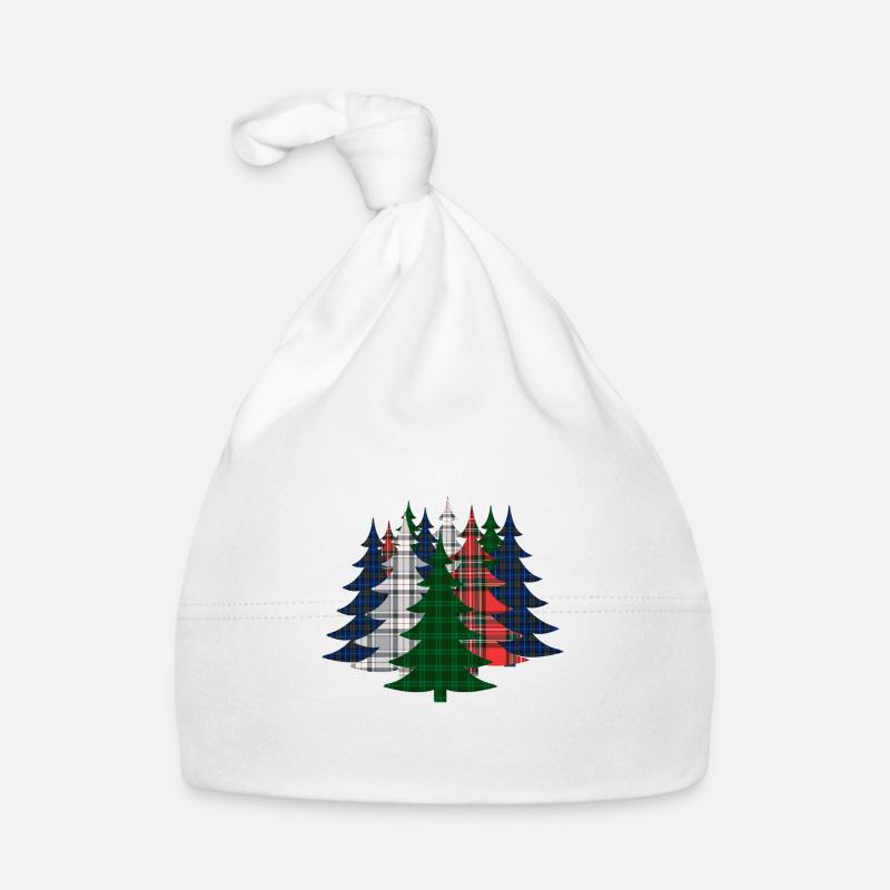 Christmas Tree Organic Baby Cap
