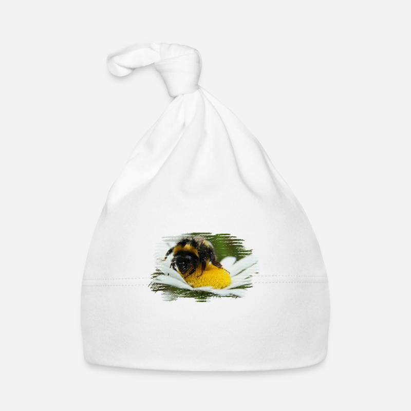 Les bourdons sont des abeilles sauvages Bonnet bio Bébé
