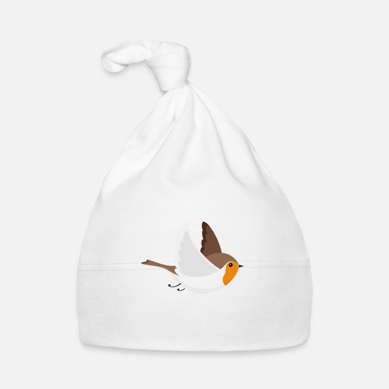 Robin volant d'oiseau Bonnet bio Bébé