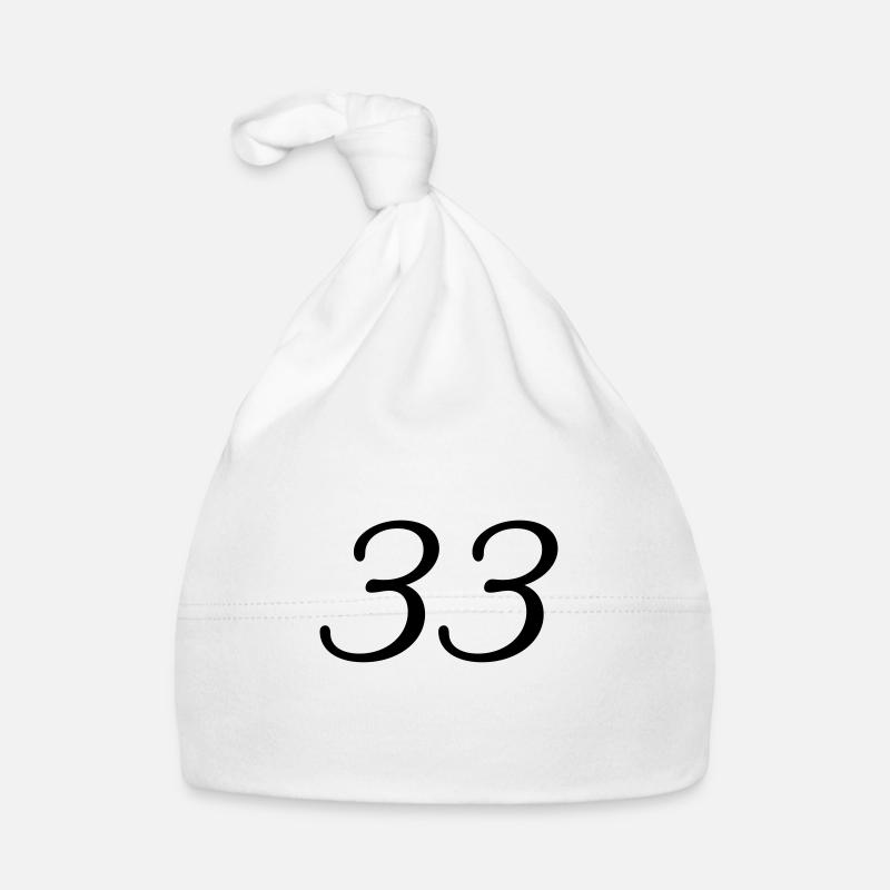 33 - Bonnet bio Bébé - blanc
