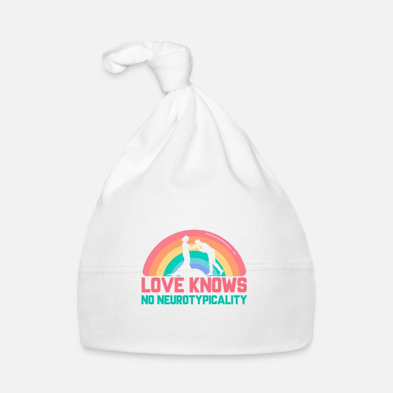 Neurodiverse Ehe Valentinstag Baby Bio-Mütze