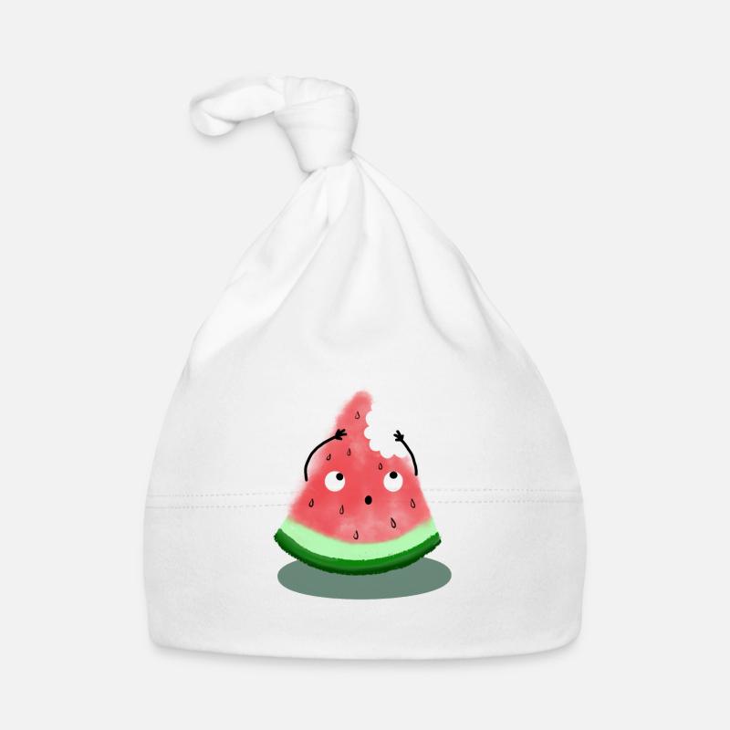 SWEET MELONE - FRUIT D'ÉTÉ - Bonnet bio Bébé - blanc