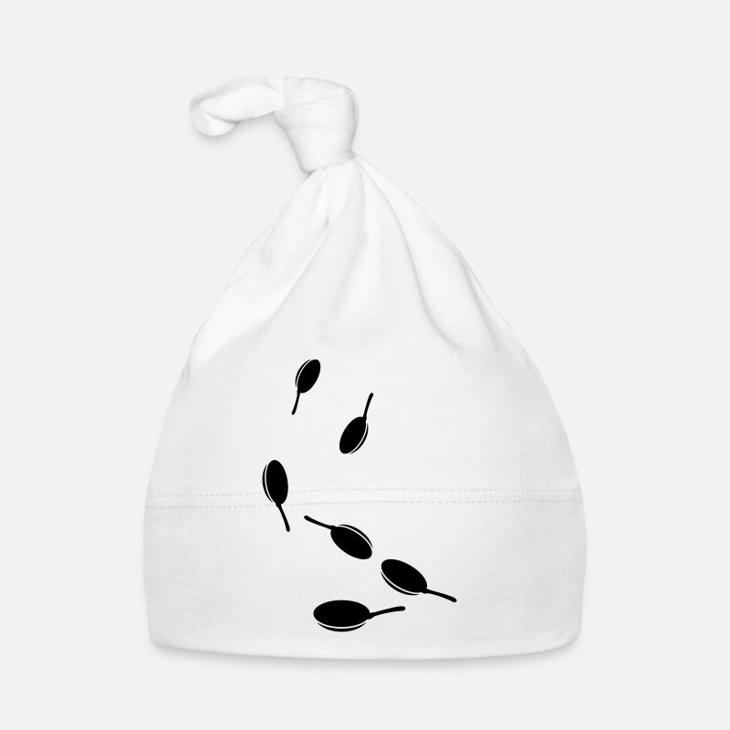 Pfanne Symbol Baby Bio-Mütze