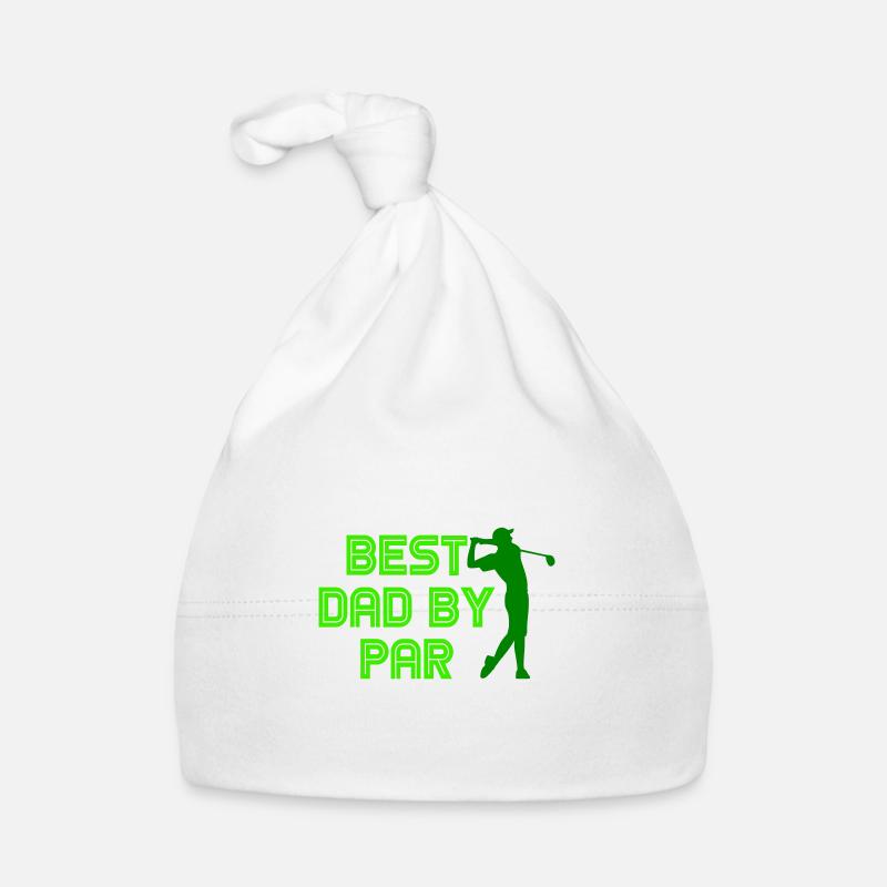 BEST PAPA PAR GOLF GOLFER SAYING MOTIFS GIFT Organic Baby Cap