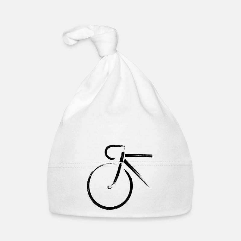 Vélo de course Triathlon Vélo - Bonnet bio Bébé - blanc