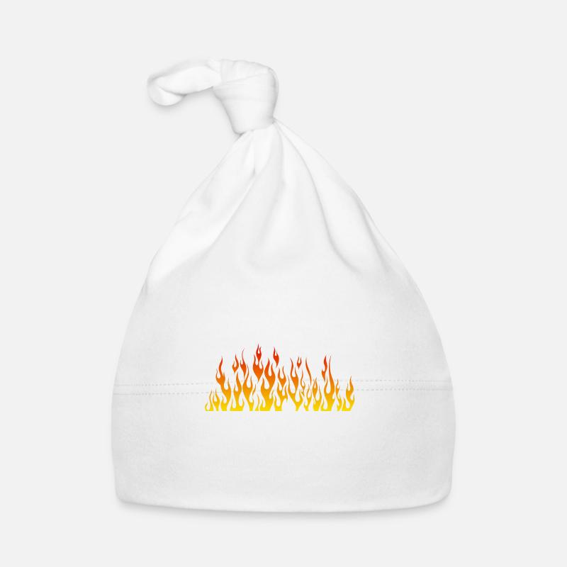 flamme flame feu 1805 B Bonnet bio Bébé