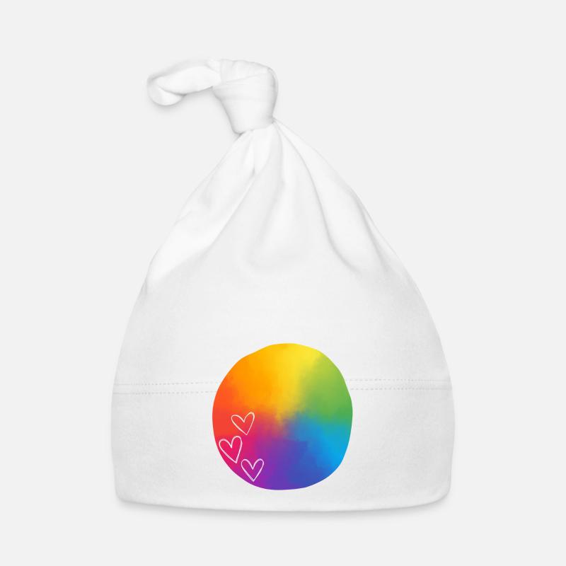 Heart-filled Organic Baby Cap